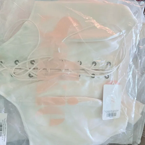 Selkie Strawberry Milk Duchess Corset - Picture 3 of 4